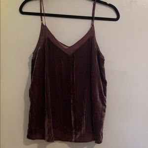 Purple Velvet Tank